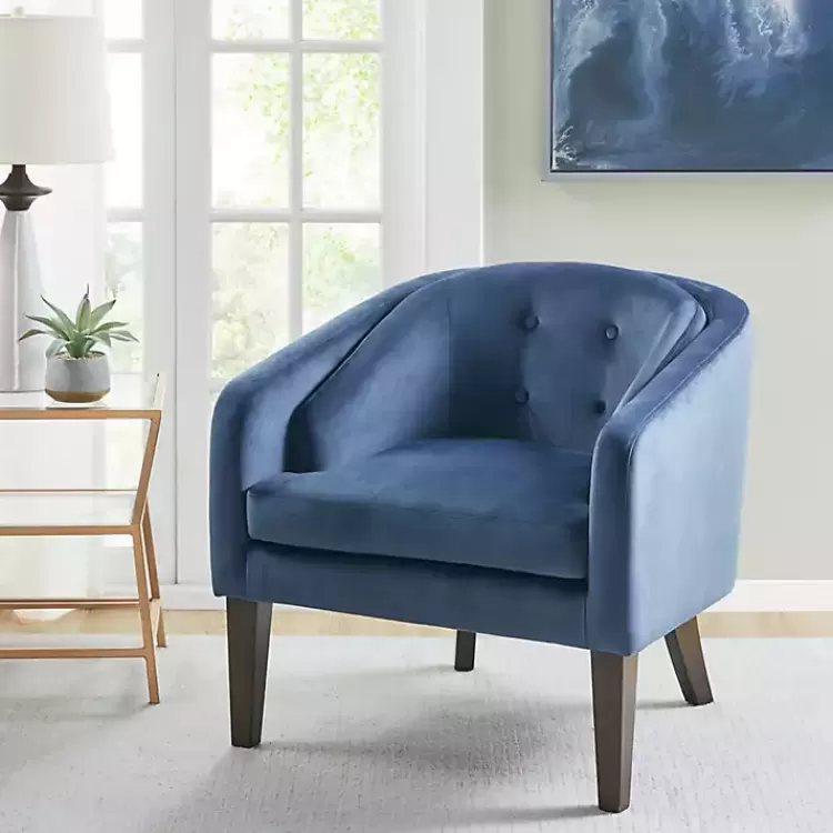Velvet Tufted Midcentury Modern Accent Chair>Kirklands Home Cheap