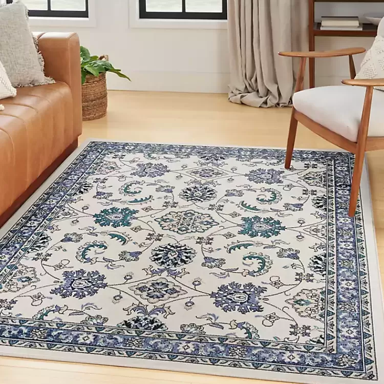 blue_vintage_medallion_indooroutdoor_rug_x_2-1.webp Blue Vintage Medallion Indoor/Outdoor Rug, 4x6>Kirklands Home Fashion