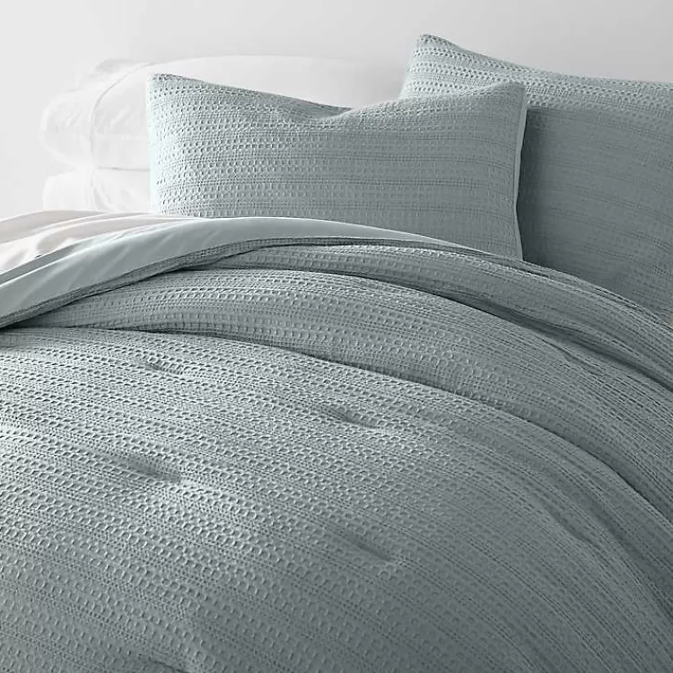 Waffle Ultra-Soft 3-pc. Queen Comforter Set>Kirklands Home Cheap