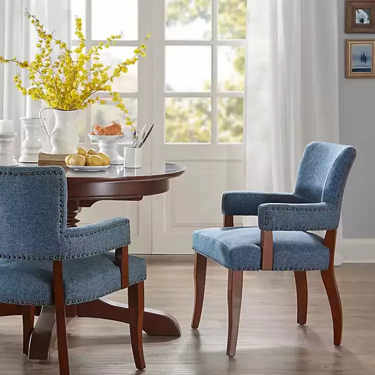 blue_warms_nailhead_trim_dining_chair_4.webp Warms Nailhead Trim Dining Chair>Kirklands Home Online