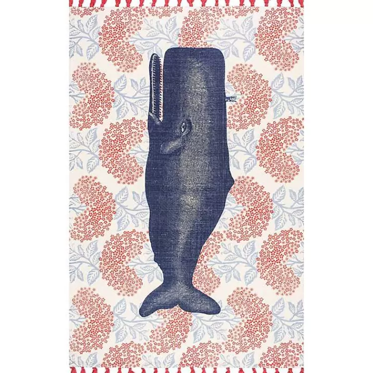 Blue Whale Thomas Paul Area Rug, 5x8>Kirklands Home Cheap