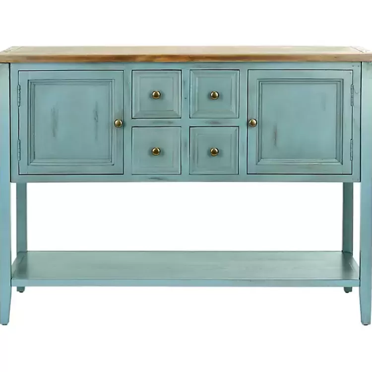 Wood 2-Door Storage Console Table>Kirklands Home Shop