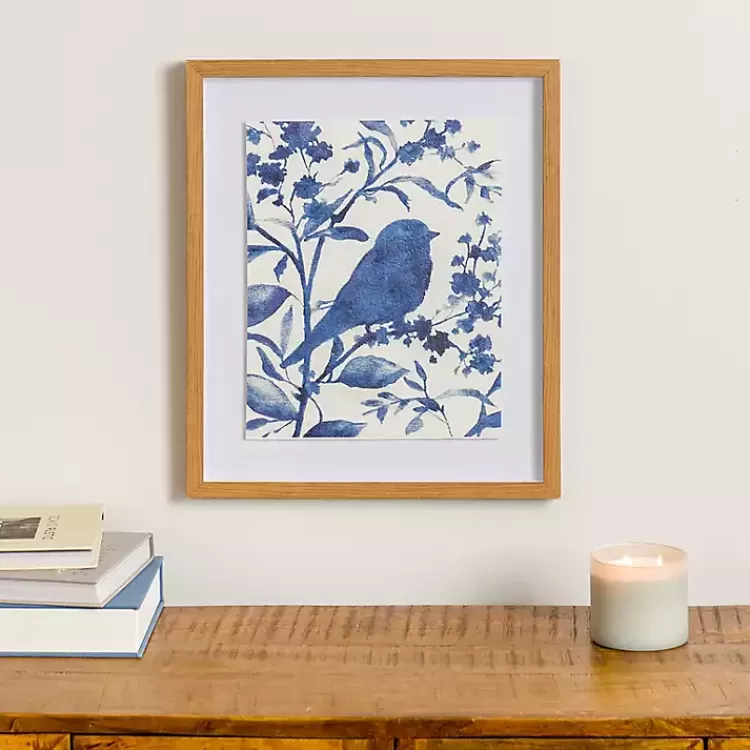 Bluebird on Branch I Framed Art Print>Kirklands Home Cheap
