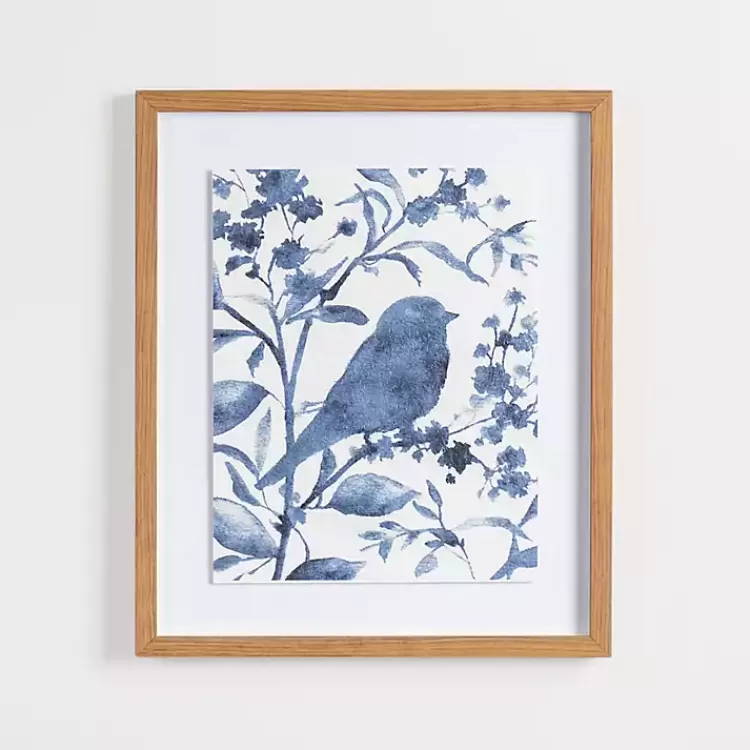 Bluebird on Branch I Framed Art Print>Kirklands Home Cheap