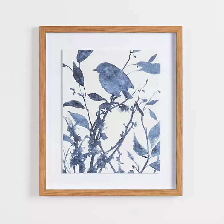 Bluebird on Branch II Framed Art Print>Kirklands Home Clearance