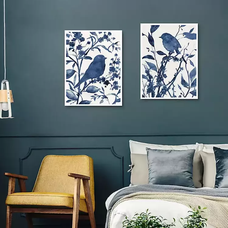 bluebird_silhouette_canvas_art_prints_set_of__3.webp Bluebird Silhouette Canvas Art Prints, Set of 2>Kirklands Home Fashion