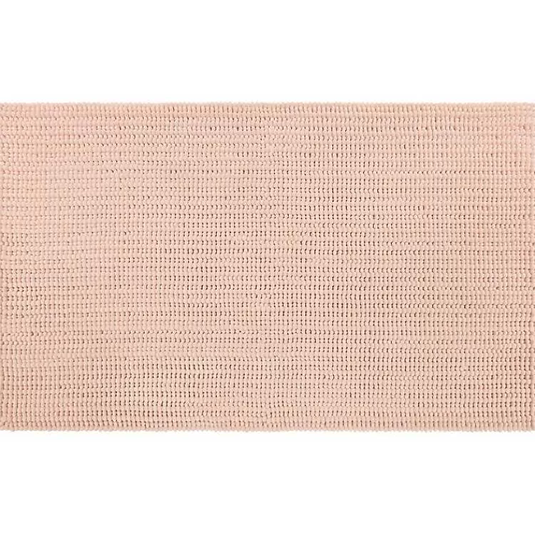 Blush Memory Foam Chenille Bath Mat, 34 in.>Kirklands Home Flash Sale