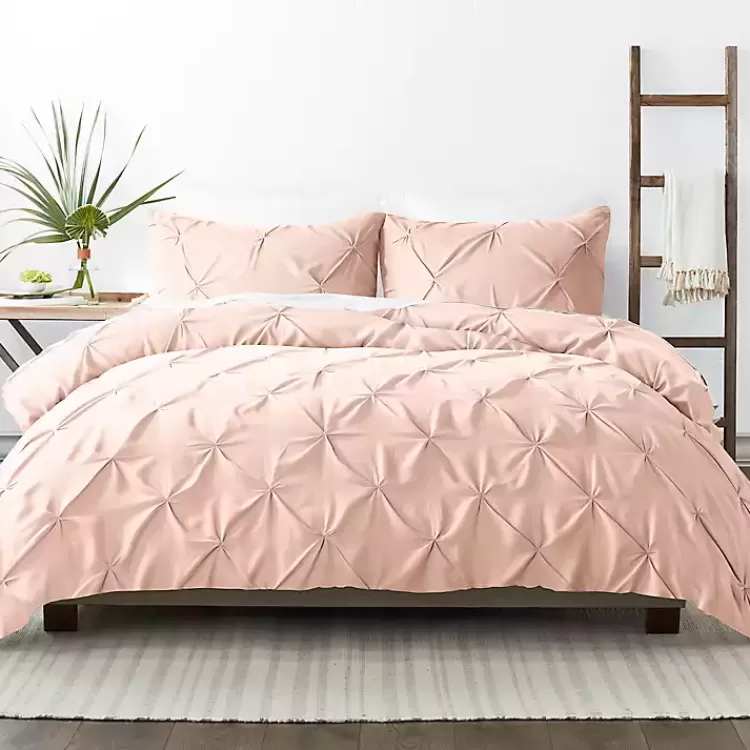 Blush Pinched 2-pc. Twin Duvet Cover Set>Kirklands Home Clearance