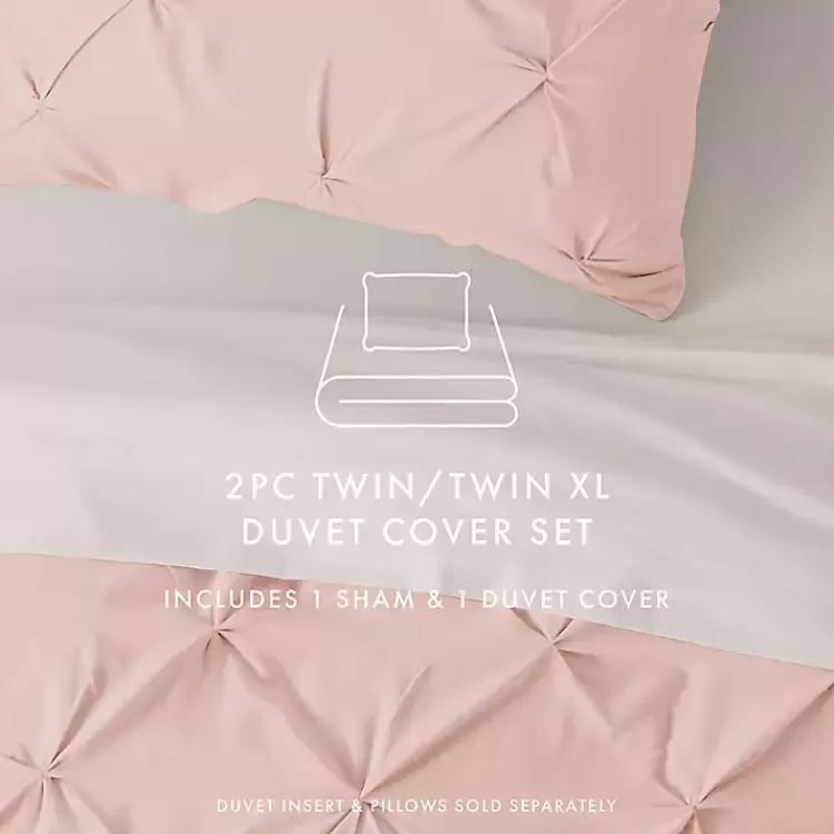 blush_pinched_pc_twin_duvet_cover_set_5.webp Blush Pinched 2-pc. Twin Duvet Cover Set>Kirklands Home Clearance