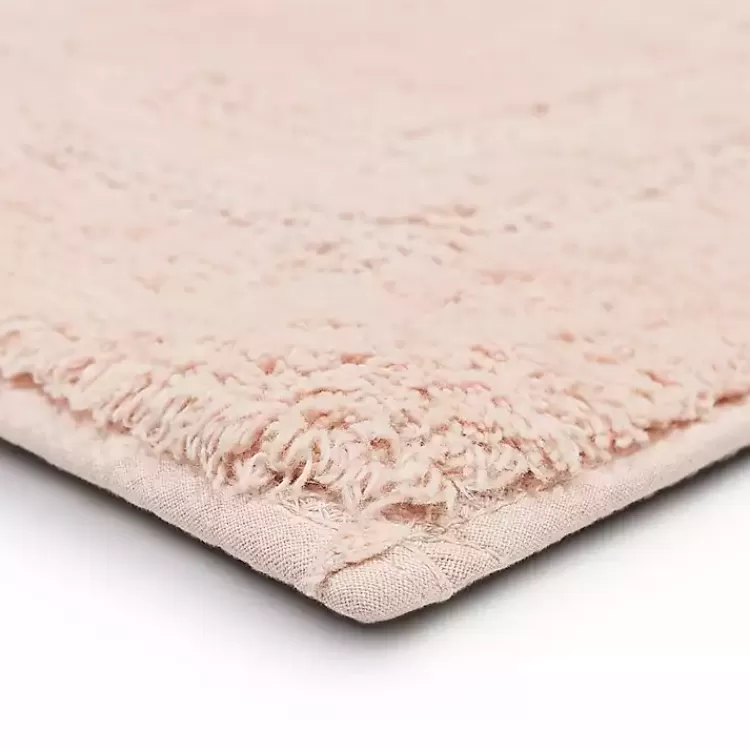 Blush Reversible Cotton Bath Mat, 34 in.>Kirklands Home Clearance