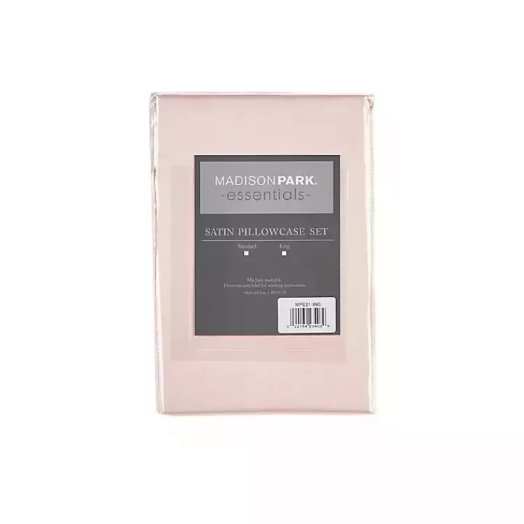 Blush Satin Standard 2-pc. Pillow Case Set>Kirklands Home Hot