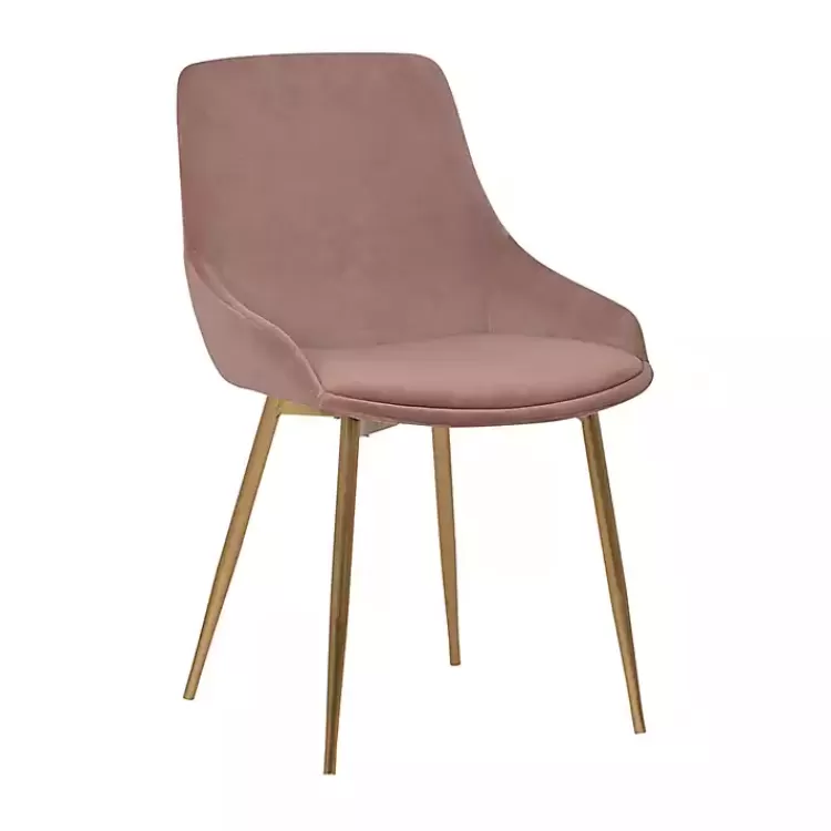 Blush Velvet Heidi Dining Chair>Kirklands Home Fashion