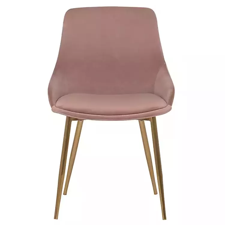 Blush Velvet Heidi Dining Chair>Kirklands Home Fashion