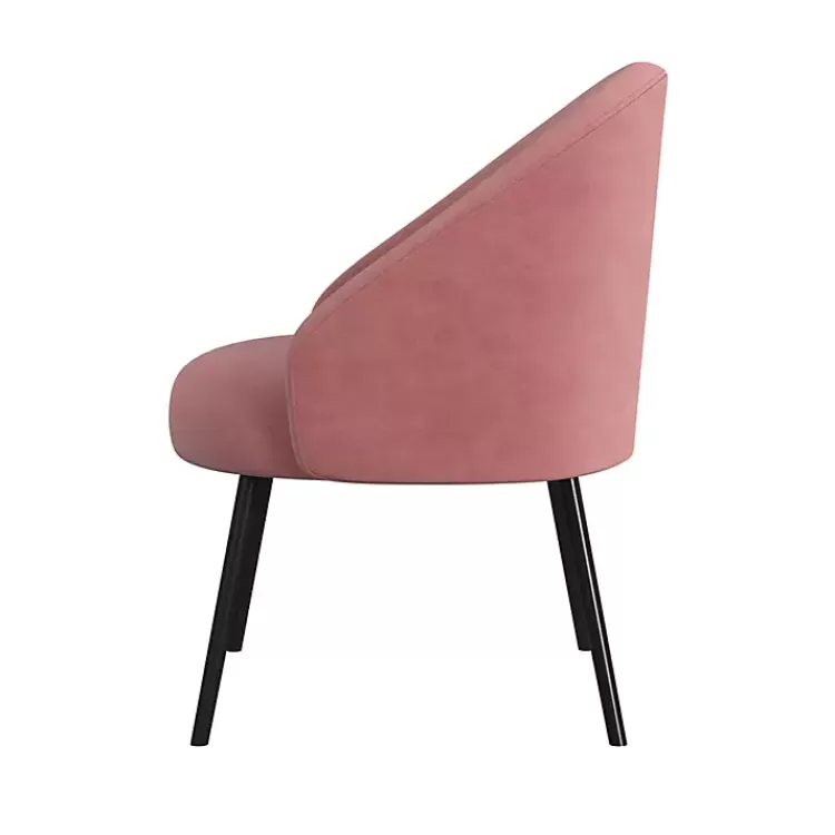 blush_velvet_modern_accent_chair_5.webp Blush Velvet Modern Accent Chair>Kirklands Home New
