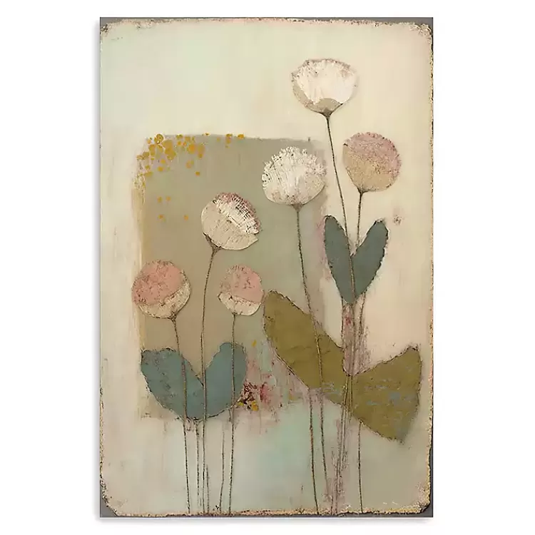 Blushcup Floral Encaustic Canvas Art Print>Kirklands Home Best Sale