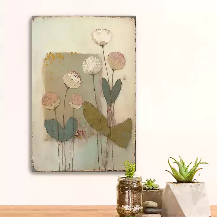 Blushcup Floral Encaustic Canvas Art Print>Kirklands Home Best Sale