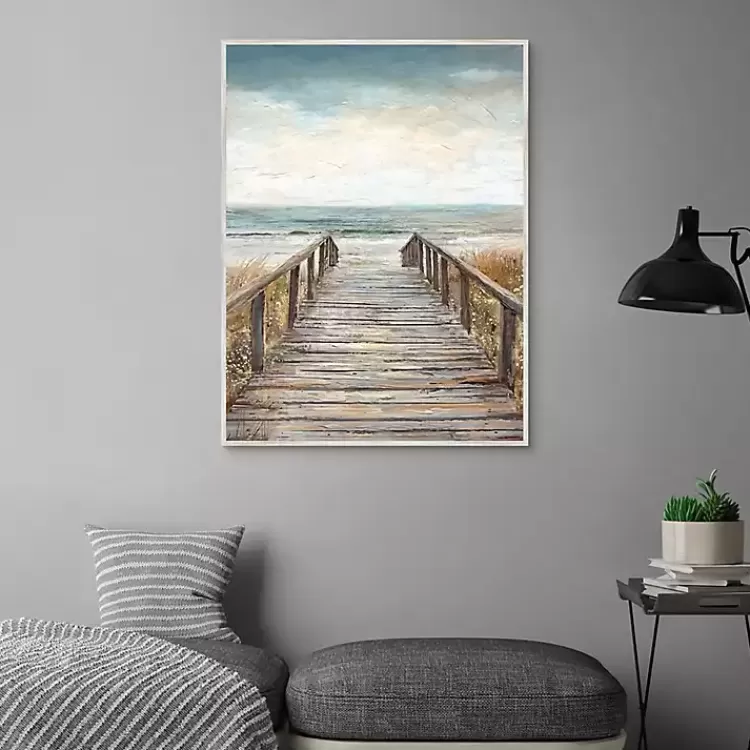 boardwalk_to_the_beach_framed_canvas_art_print_2.webp Boardwalk To The Beach Framed Canvas Art Print>Kirklands Home Best Sale