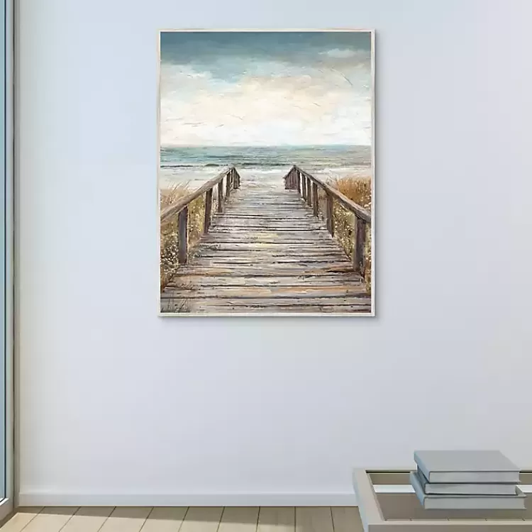 boardwalk_to_the_beach_framed_canvas_art_print_3.webp Boardwalk To The Beach Framed Canvas Art Print>Kirklands Home Best Sale