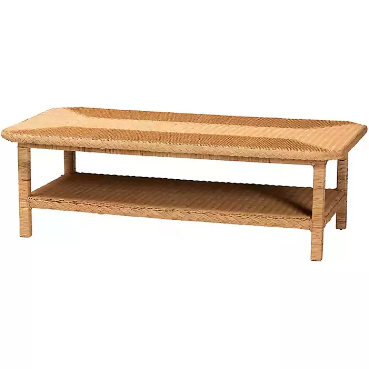 Bohemian Braided Rat Coffee Table>Kirklands Home Discount