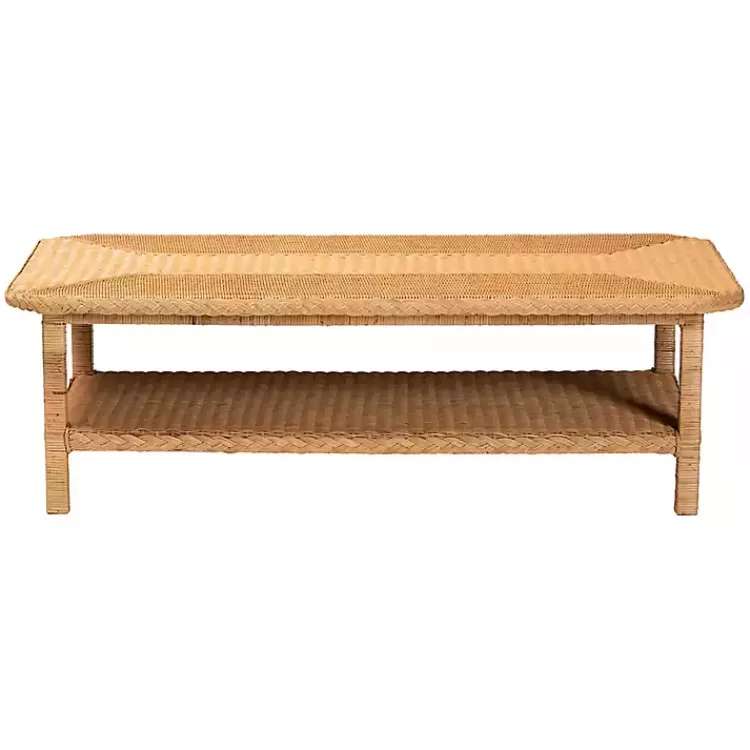 Bohemian Braided Rat Coffee Table>Kirklands Home Discount