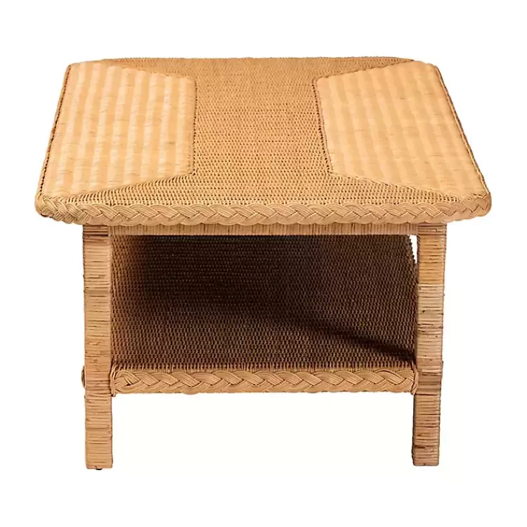 bohemian_braided_rattan_coffee_table_2.webp Bohemian Braided Rat Coffee Table>Kirklands Home Discount