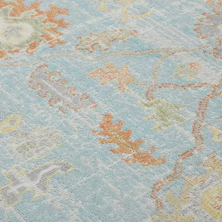 bohemian_gretna_aqua_beige_accent_rug_x_4.webp Bohemian Gretna Aqua Beige Accent Rug, 2x3>Kirklands Home Hot