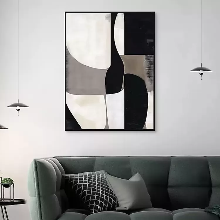 Bold Geometry I Framed Canvas Art Print>Kirklands Home Cheap