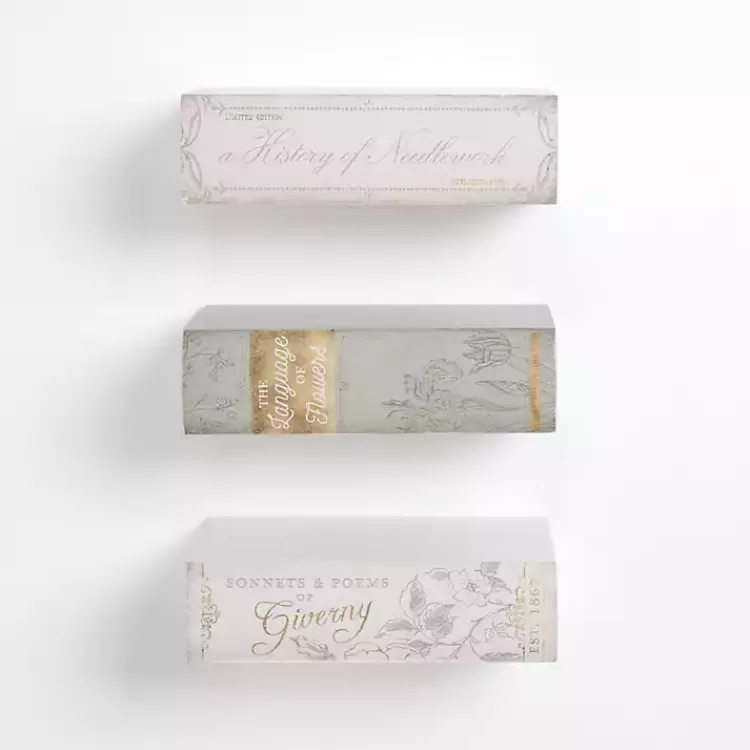 Book Floating Shelves, Set of 3>Kirklands Home Sale