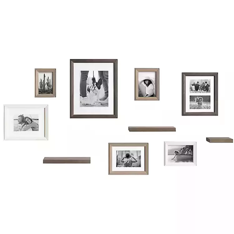 Bordeaux 10-pc. Gallery Wall Frame and Shelf Set>Kirklands Home Cheap