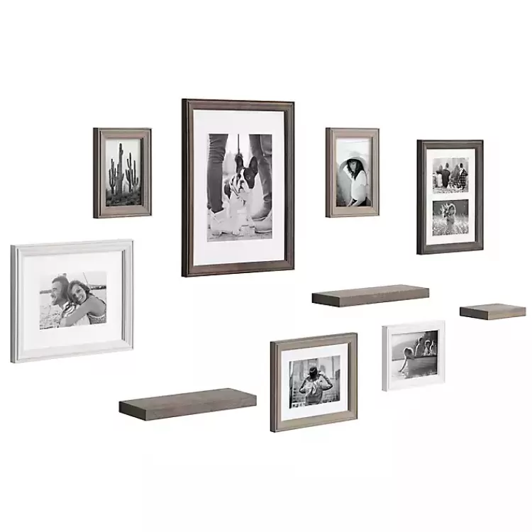 Bordeaux 10-pc. Gallery Wall Frame and Shelf Set>Kirklands Home Cheap