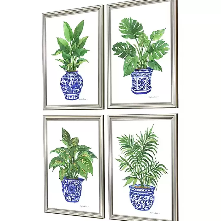 botanical_blues_framed_art_prints_set_of__2.webp Botanical Blues Framed Art Prints, Set of 4>Kirklands Home Online