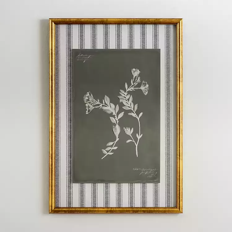 Botanical Stripes I Framed Art Print>Kirklands Home Flash Sale