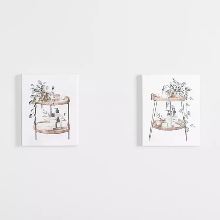 Botanical Trays Canvas Art Prints, Set of 2>Kirklands Home Cheap