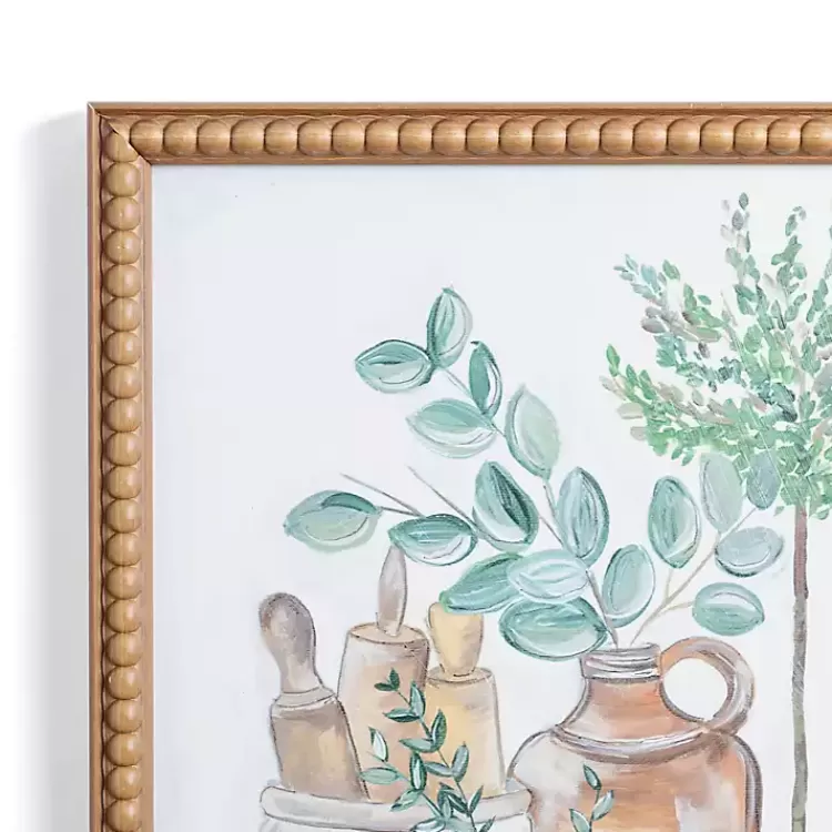 Botanicals in Jars Still Life Framed Art Print>Kirklands Home Shop
