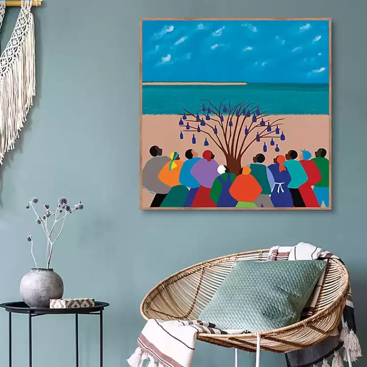 bottle_tree_gullah_islands_framed_canvas_art_print_2.webp Bottle Tree Gullah Islands Framed Canvas Art Print>Kirklands Home Flash Sale