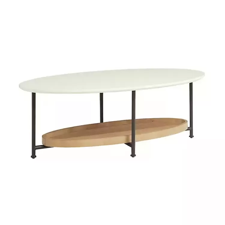 Bowie Wood and Metal Coffee Table>Kirklands Home Discount