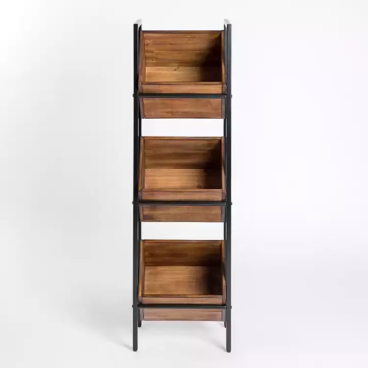 3-Box Standing Storage Rack>Kirklands Home Discount