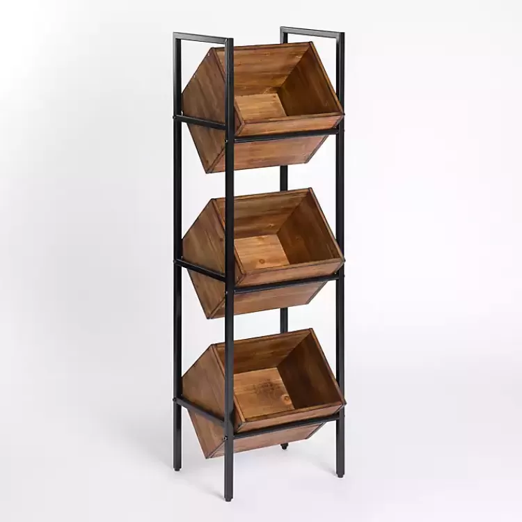 3-Box Standing Storage Rack>Kirklands Home Discount