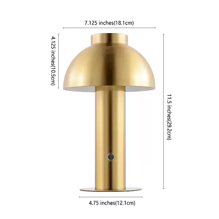 brass_dome_led_cordless_table_lamp__in_2.webp Brass Dome LED Cordless Table Lamp, 12 in.>Kirklands Home Hot