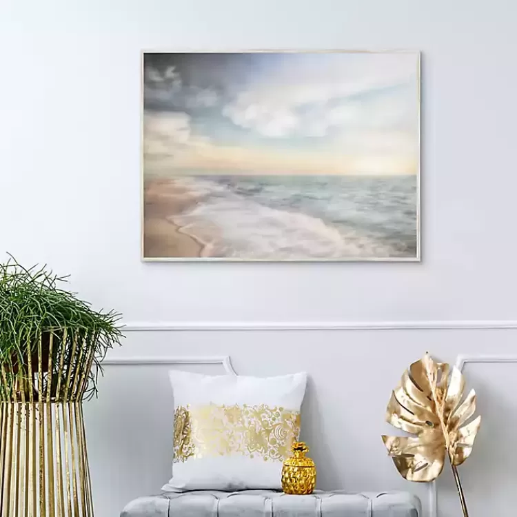 Breathe Out Beach Framed Canvas Art Print>Kirklands Home Online