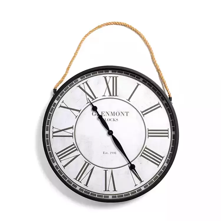 Brennan Rope Hanger Wall Clock>Kirklands Home Shop