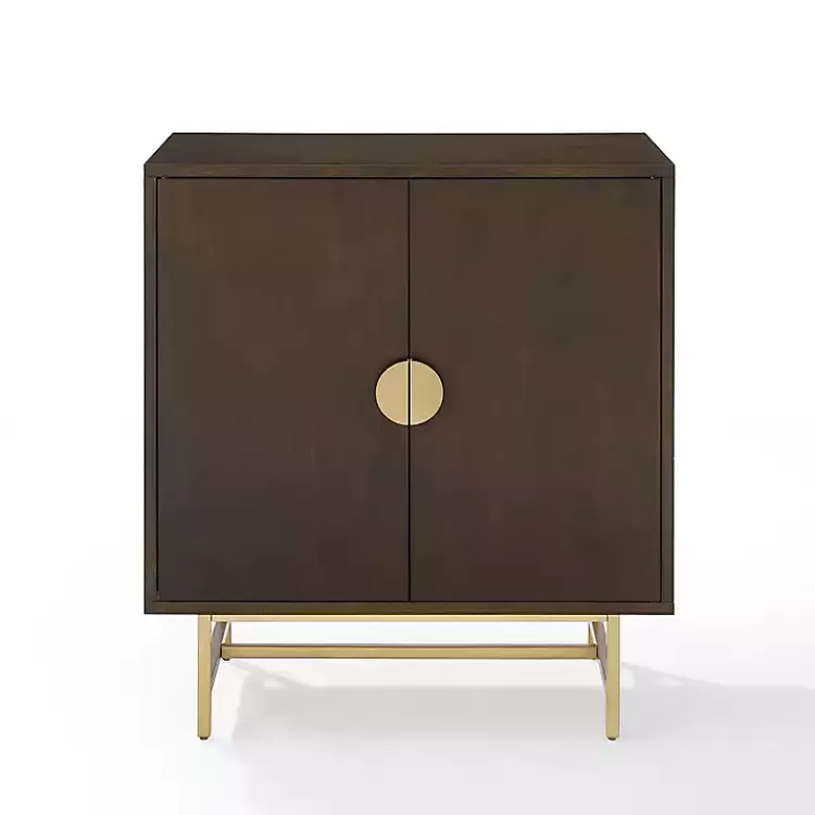 Brielle Golden Circle Wine Cabinet>Kirklands Home Clearance