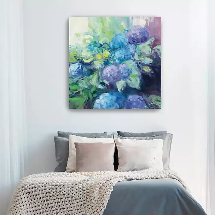 Bright Blooming Hydrangea Canvas Wall Art>Kirklands Home Cheap