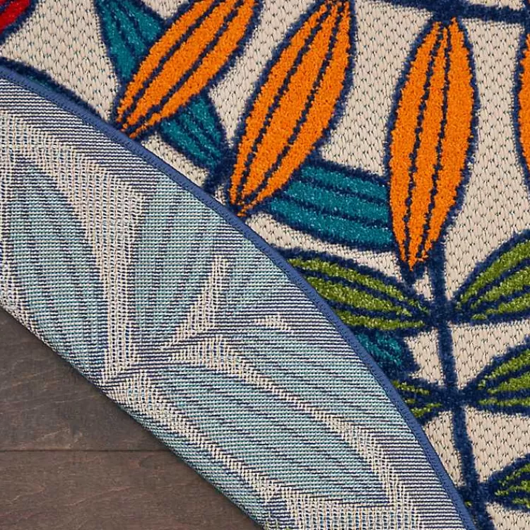 bright_branches_round_outdoor_area_rug_x_2-1.webp Bright Branches Round Outdoor Area Rug, 5x5>Kirklands Home Hot