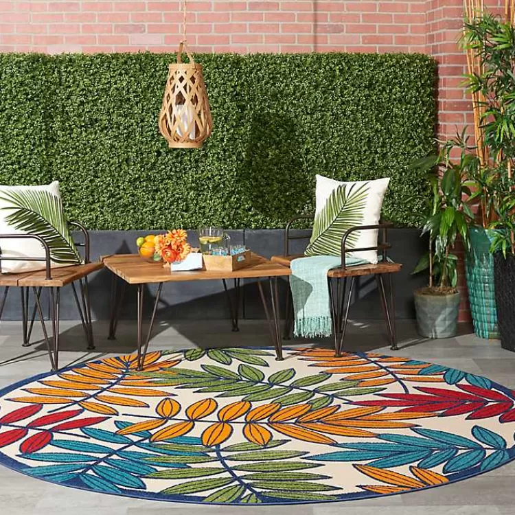 bright_branches_round_outdoor_area_rug_x_5.webp Bright Branches Round Outdoor Area Rug, 7x7>Kirklands Home Sale