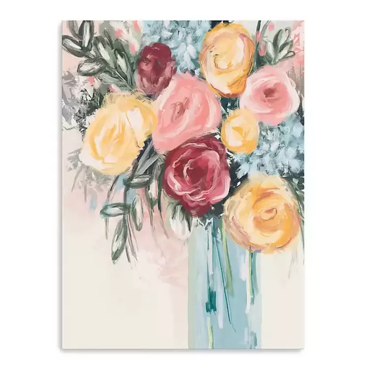 Bright Florals Canvas Art Print>Kirklands Home Hot