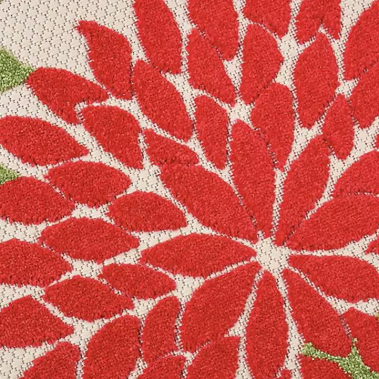 bright_leaves_round_outdoor_area_rug_x_4.webp Bright Leaves Round Outdoor Area Rug, 5x5>Kirklands Home Flash Sale