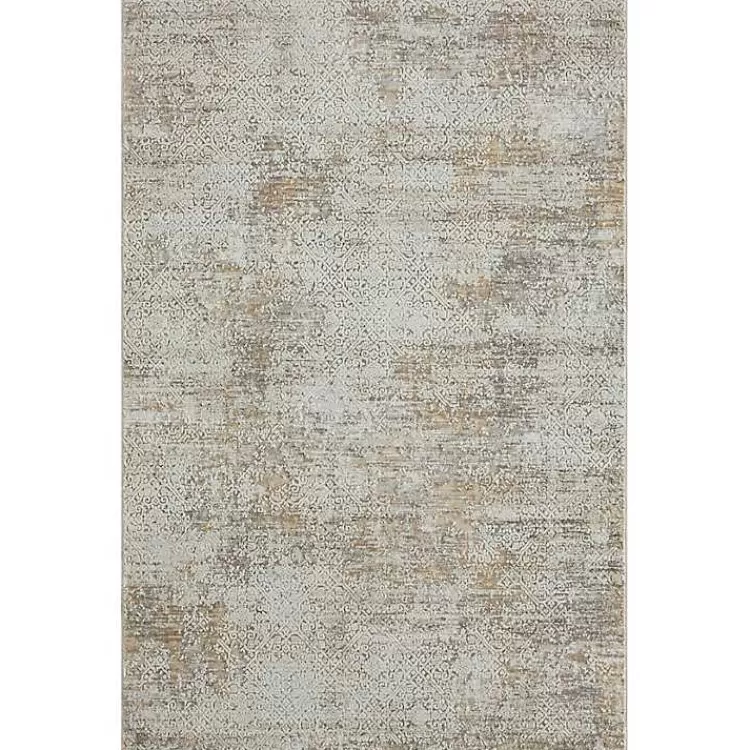 Brisbane Beige Faded Damask Area Rug, 2x3>Kirklands Home Hot