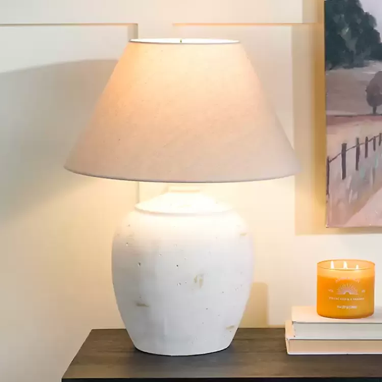 Bronson Cream Painted Table Lamp>Kirklands Home Clearance