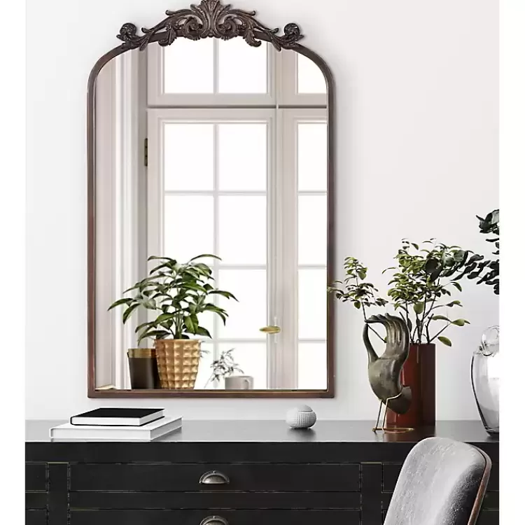 bronze_arendahl_arched_mirror_x_in_6.webp Bronze Arendahl Arched Mirror, 19x31 in.>Kirklands Home Hot